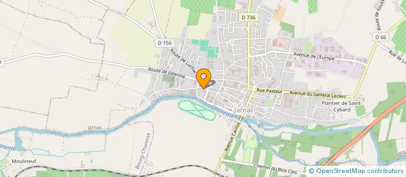 localisation de l'entreprise RS COPROPRIETE DE LA PLACE DAVIAS à JARNAC