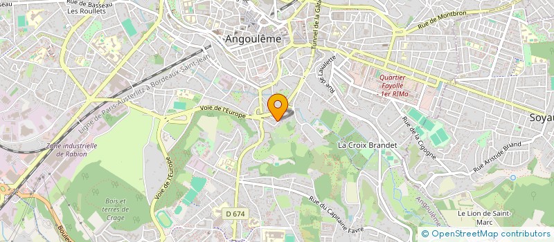 localisation de l'entreprise RS COPROPRIETE FONTGRAVE à ANGOULEME