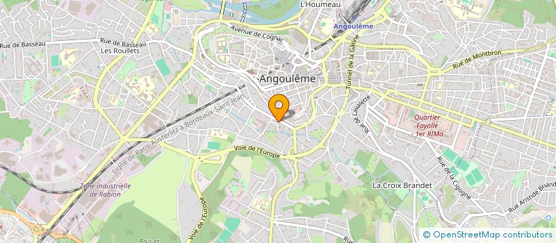 localisation de l'entreprise RS COPROPRIETE JULES FERRY à ANGOULEME