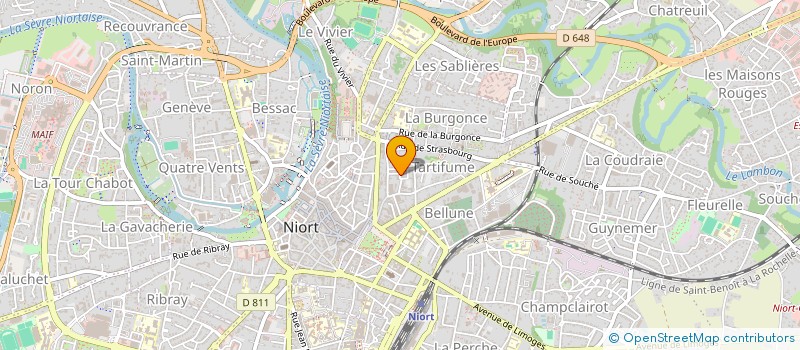 localisation de l'entreprise RS COPROPRIETE  LE D'AGESCY  NIORT