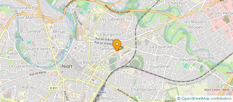 localisation de l'entreprise RS COPROPRIETE LE PANORAMIC  NIORT