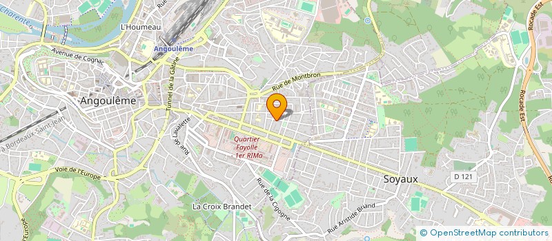localisation de l'entreprise RS COPROPRIETE LES BLANCHETTES à ANGOULEME