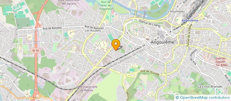 localisation de l'entreprise RS COPROPRIETE PIERRE LOTI à ANGOULEME