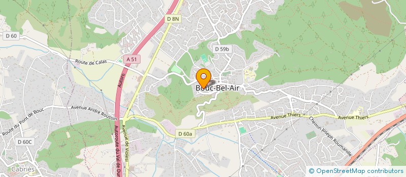 localisation de l'entreprise RS CV  BOUC-BEL-AIR