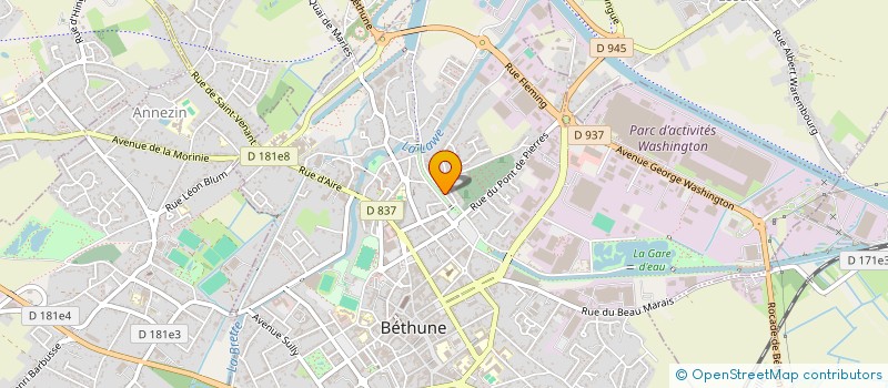 localisation de l'entreprise RS CYCLING à BETHUNE