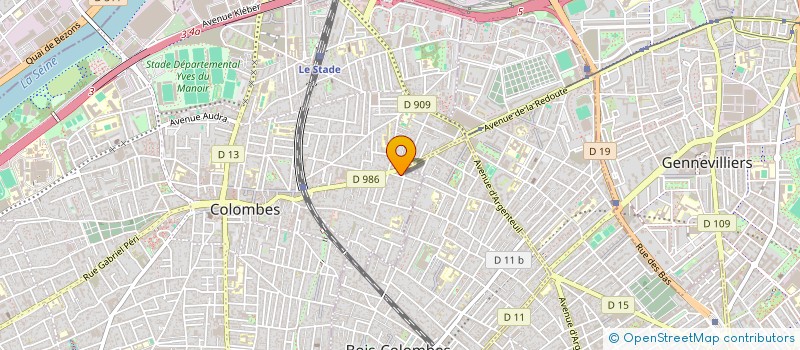 localisation de l'entreprise RS DALLAGE à COLOMBES