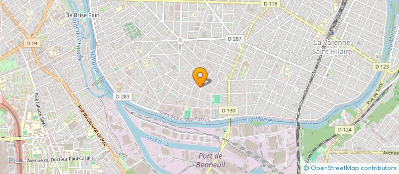 localisation de l'entreprise RS DECO  SAINT-MAUR-DES-FOSSES