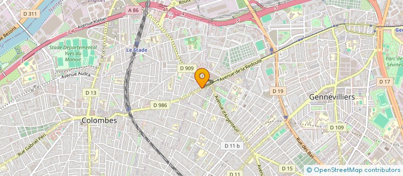 localisation de l'entreprise RS DEPANNAGE à COLOMBES