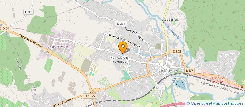 localisation de l'entreprise RS DESTOCK  LE MUY