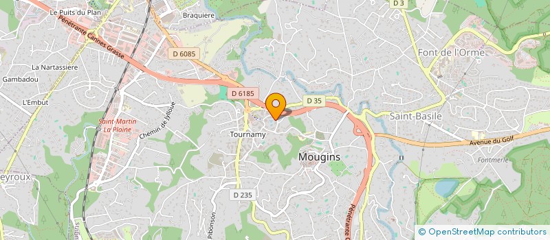 localisation de l'entreprise RS DEVELOPPEMENT à MOUGINS