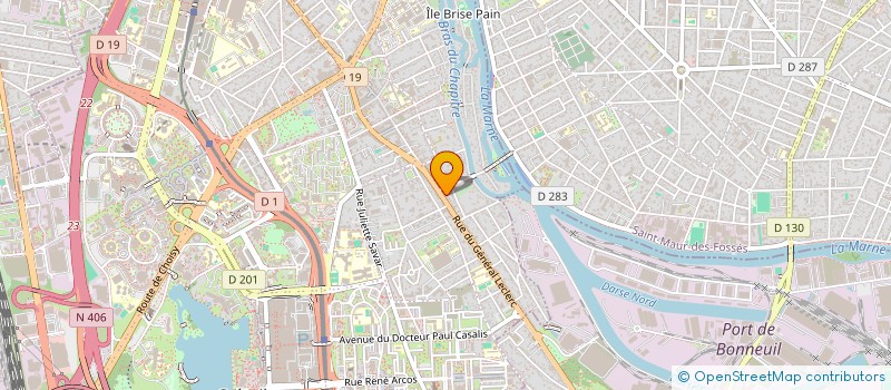 localisation de l'entreprise RS DIFFUSIONS  CRETEIL