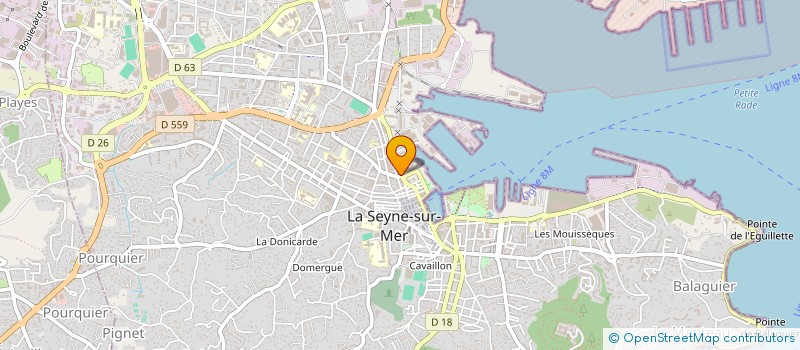 localisation de l'entreprise RS DOMICILIATION à LA SEYNE-SUR-MER