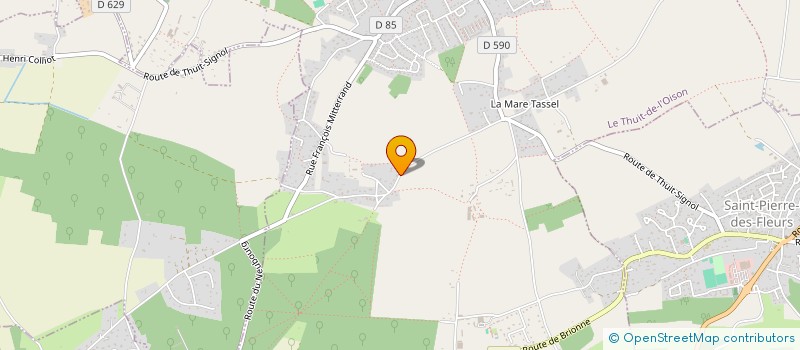 localisation de l'entreprise RS ELEC à LE THUIT DE L'OISON