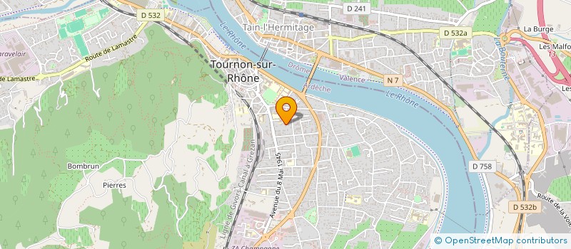 localisation de l'entreprise RS ELECTRONIC AUTO à TOURNON-SUR-RHONE