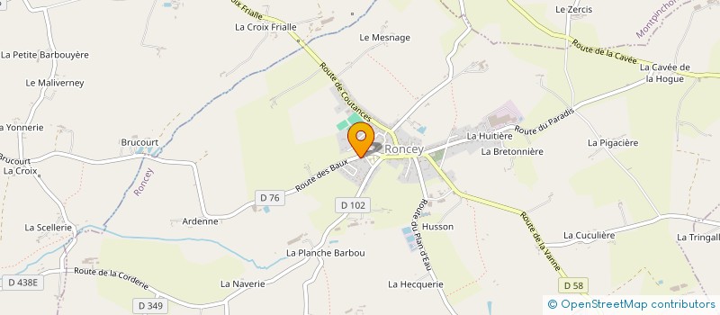 localisation de l'entreprise RS ELEVAGE  RONCEY