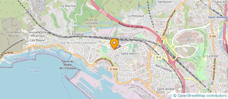 localisation de l'entreprise RS ENVIRONNEMENT à MARSEILLE