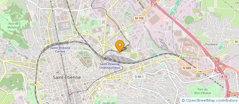 localisation de l'entreprise RS ETANCHEITE  SAINT-ETIENNE