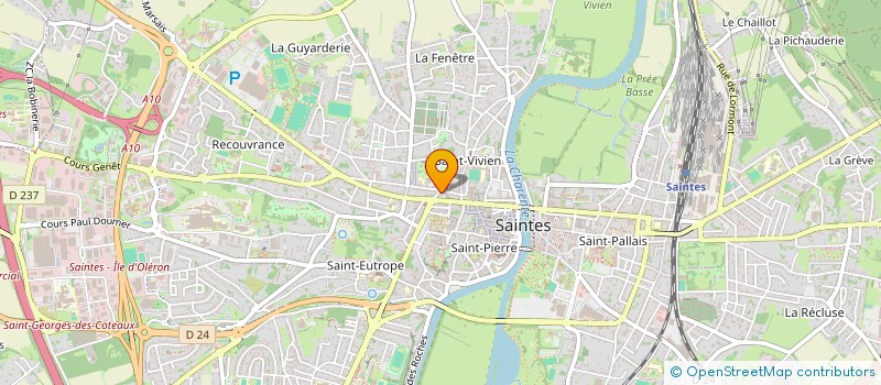 localisation de l'entreprise RS EVENTS  SAINTES