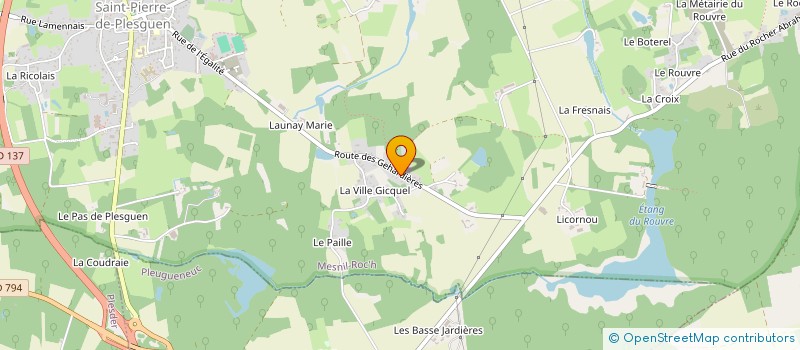 localisation de l'entreprise RS EVENTS  MESNIL-ROC'H