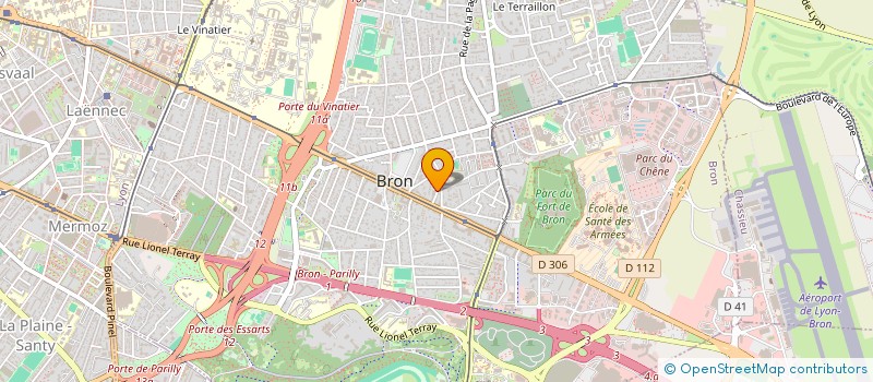 localisation de l'entreprise RS EVOLUTION à BRON