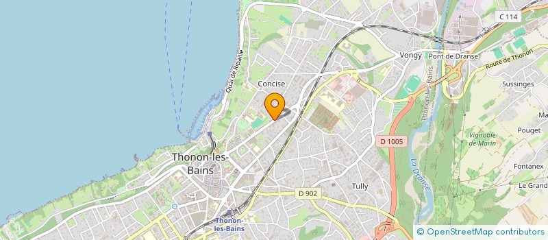 localisation de l'entreprise RS EXPRESS à THONON-LES-BAINS