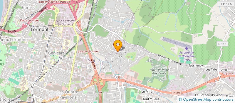 localisation de l'entreprise RS EXPRESS  LORMONT