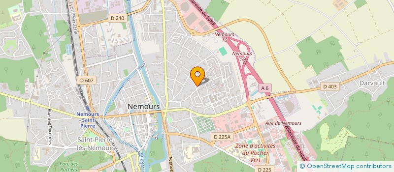localisation de l'entreprise RS FIBRE à NEMOURS