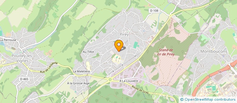 localisation de l'entreprise RS FINANCES à PIREY