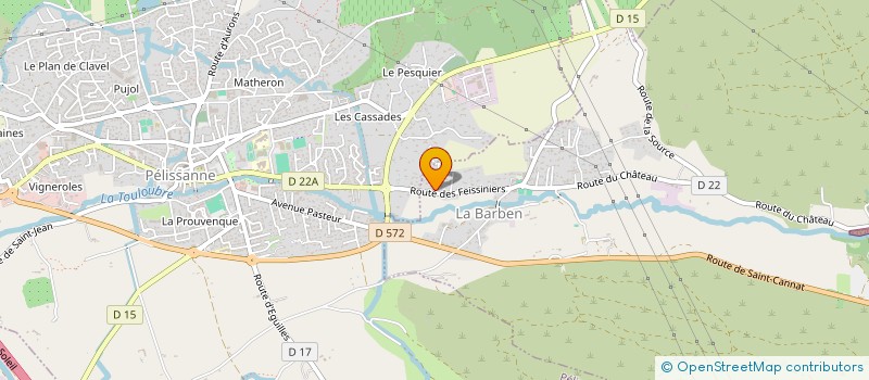 localisation de l'entreprise RS FITNESS  LA BARBEN