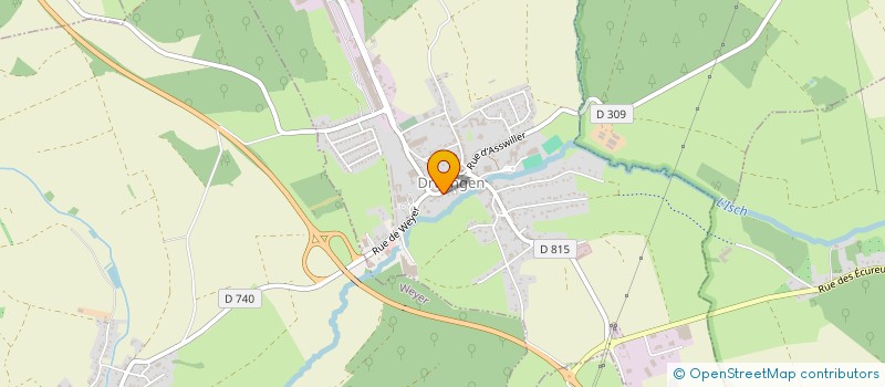 localisation de l'entreprise RS FORMATION ET CONSEIL  DRULINGEN