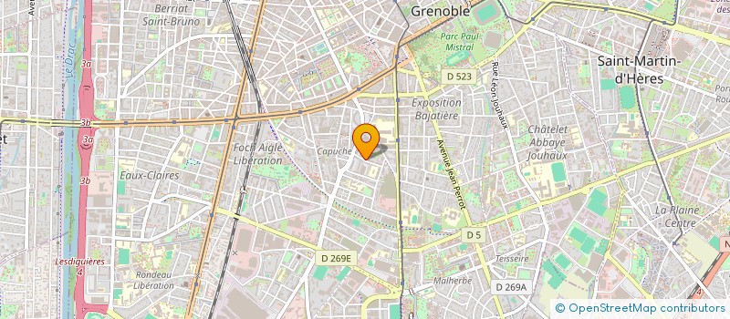 localisation de l'entreprise RS GARAGE 38  GRENOBLE