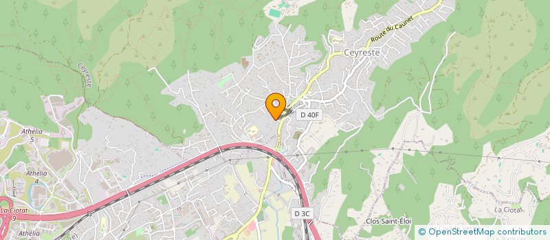 localisation de l'entreprise RS GROUPE à CEYRESTE
