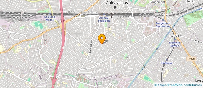 localisation de l'entreprise RS HOLDING à AULNAY-SOUS-BOIS