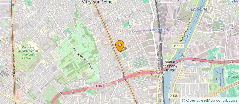 localisation de l'entreprise RS IMMO  VITRY-SUR-SEINE