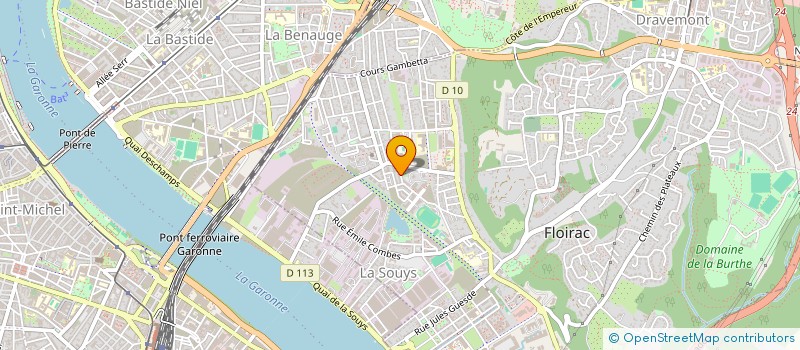 localisation de l'entreprise RS IMMO  FLOIRAC