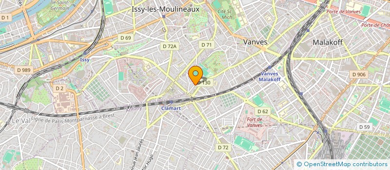 localisation de l'entreprise RS IMMO à VANVES