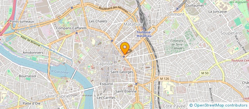 localisation de l'entreprise RS IMMO à TOULOUSE