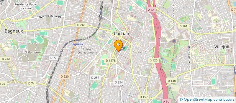 localisation de l'entreprise RS IMMO  CACHAN