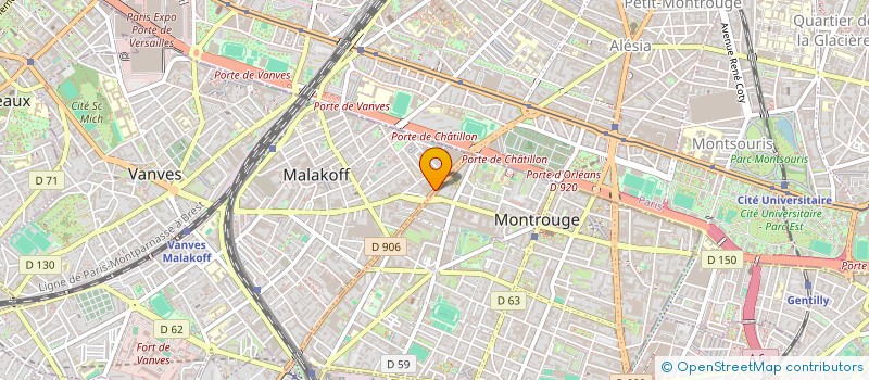 localisation de l'entreprise RS IMMO  MALAKOFF