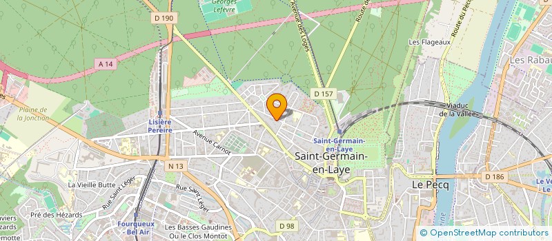 localisation de l'entreprise RS IMMO  SAINT-GERMAIN-EN-LAYE