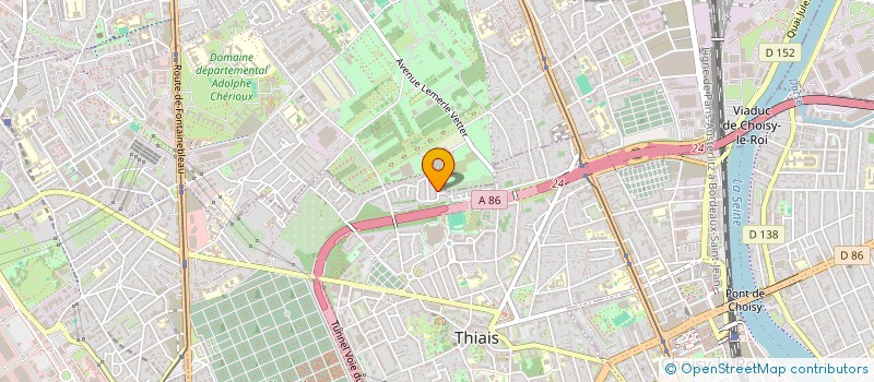 localisation de l'entreprise RS IMPACT  THIAIS