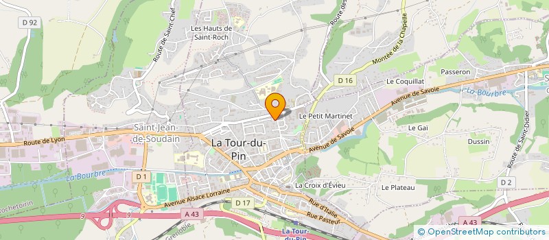 localisation de l'entreprise RS INDUSTRIE  LA TOUR-DU-PIN