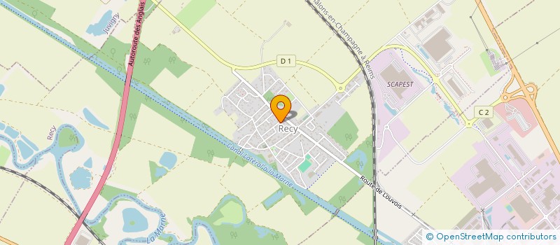 localisation de l'entreprise RS INVENT  RECY