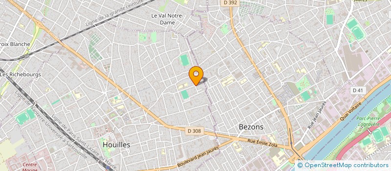 localisation de l'entreprise RS INVEST à HOUILLES