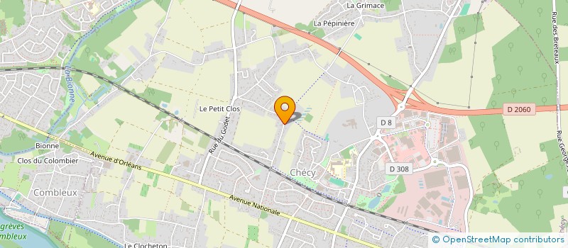 localisation de l'entreprise RS INVEST à CHECY