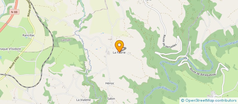 localisation de l'entreprise RS INVEST  CAMBOULAZET