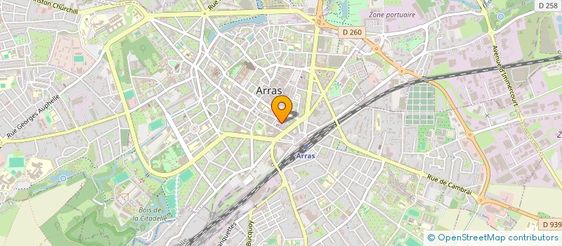 localisation de l'entreprise RS INVESTIS à ARRAS