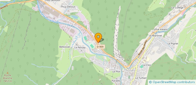 localisation de l'entreprise RS LA ROMA à THONES