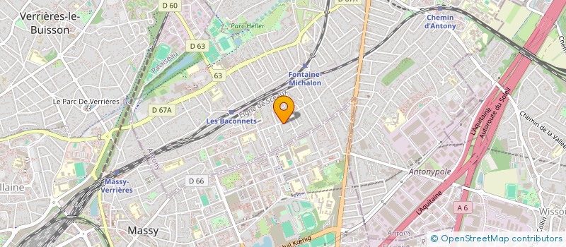 localisation de l'entreprise RS LIBRE à ANTONY