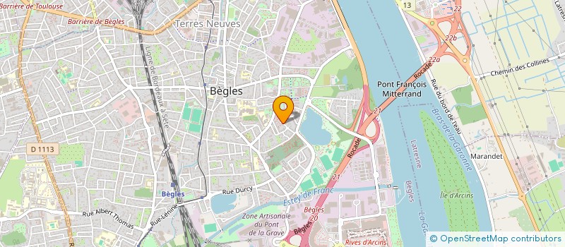 localisation de l'entreprise RS LOC à BEGLES